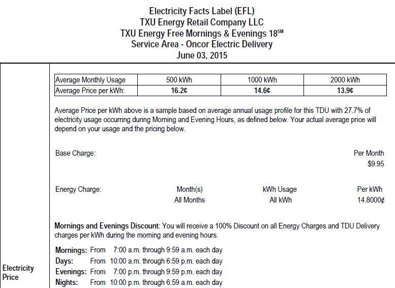 What You Need To Know About The TXU Free Nights Plan Vault Energy