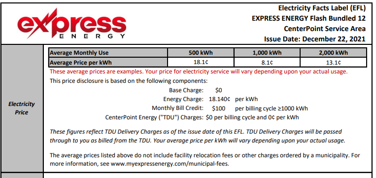 Express Energy Bill Pay