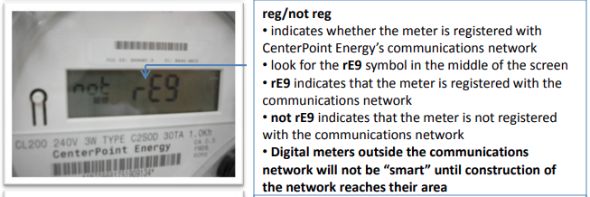 CenterPoint electric meter re9