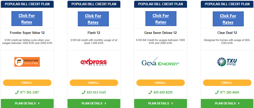Compare the cheapest Lake Dallas electricity providers and rates